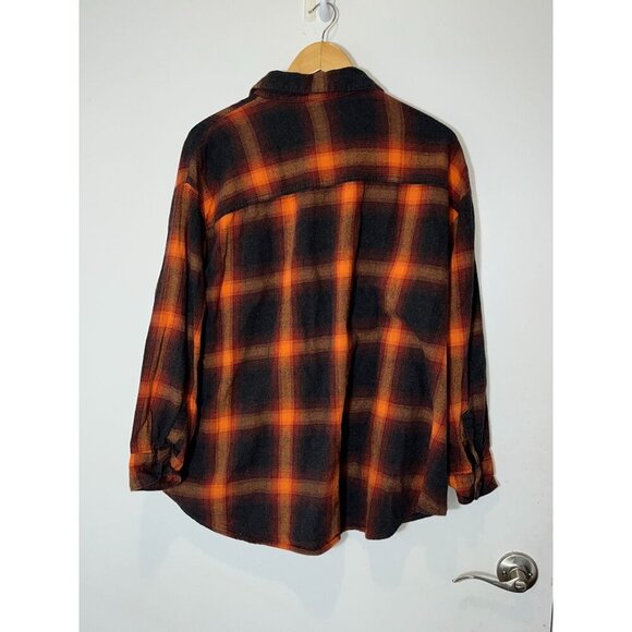 Old Navy Tayllor Swift Swiftie The Boyfriend Shirt XXL Plaid Button-Up Flannel - Picture 5 of 8